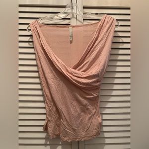 Rose Draped Surplice Top